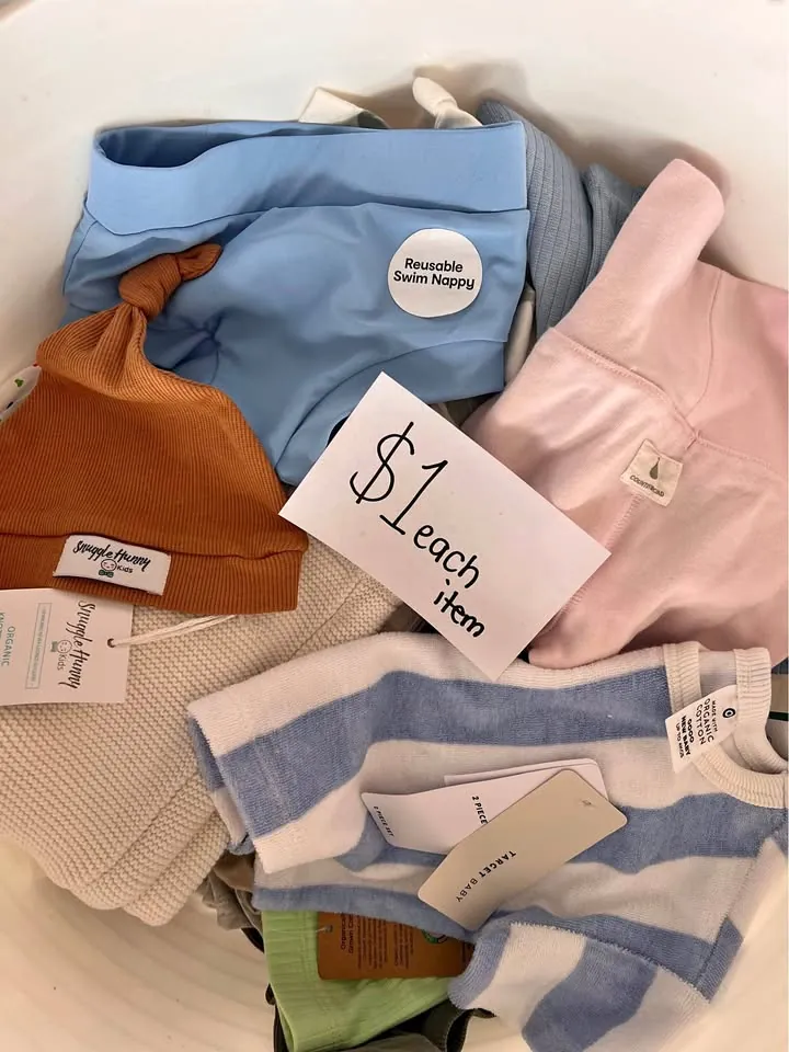 Garage sale in Windsor Downs NSW: women's and kids clothing, beds and baby items