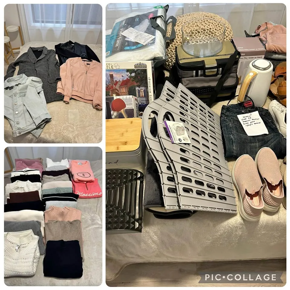 Garage sale in Salisbury SA: women's clothing and assorted items
