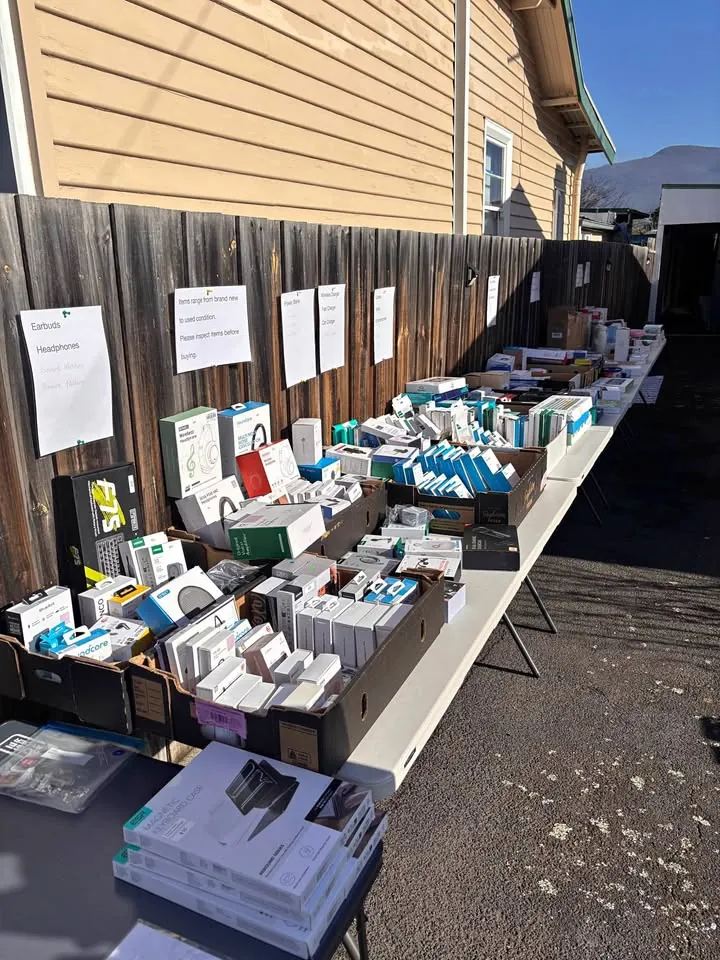 Garage sale in Glenorchy TAS with electronics and bargain items