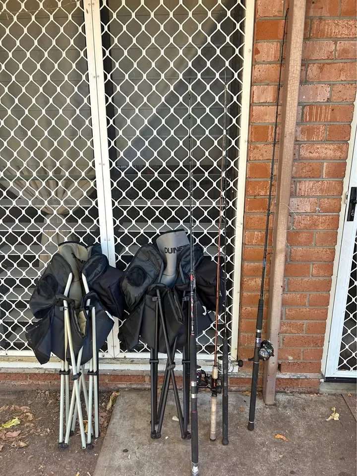 Moving sale in Darwin NT with Shimano fishing rods and reels
