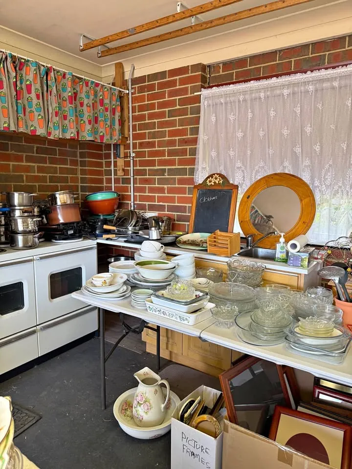Estate sale in Keilor Lodge VIC: antique furniture, dresser and homewares