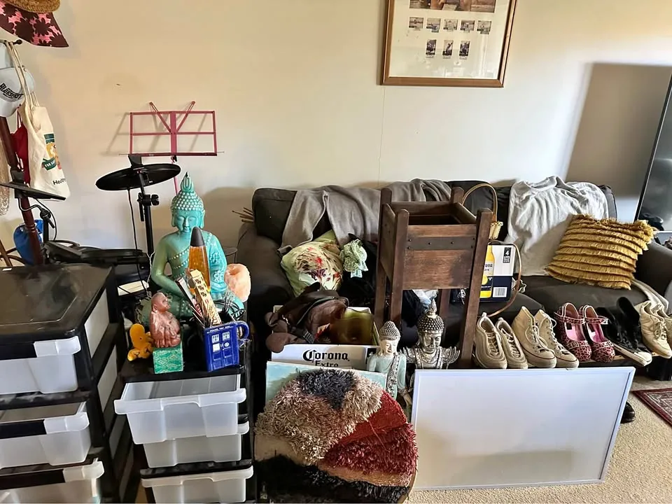 Garage sale in Narrabeen NSW: girls clothing, shoes and furniture