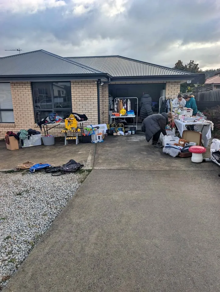 Garage sale in Hobart TAS with boys clothes fill-a-bag deal